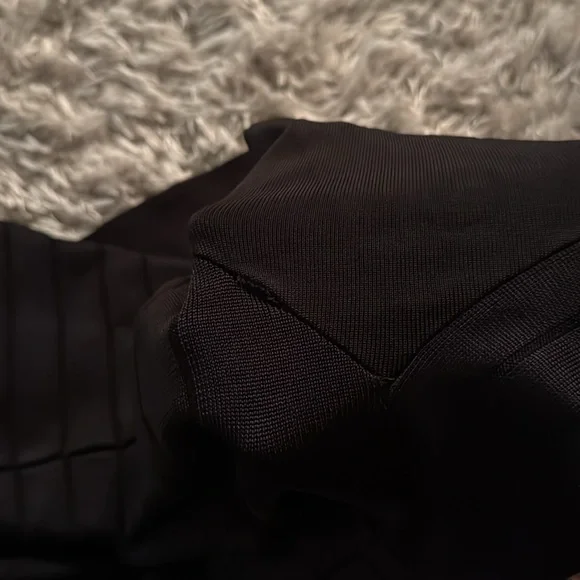 French Connection Black Bodycon Bandage Long Sleeve Dress - Picture 8 of 8